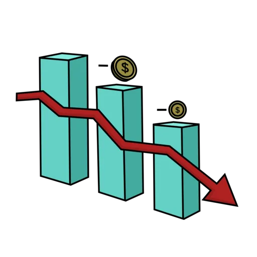 harga saham turun